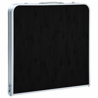 Campingtafel inklapbaar 120x60 cm aluminium grijs