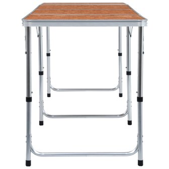 Campingtafel inklapbaar 240x60 cm aluminium
