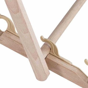 Strandstoel La Grave 55x90x87 cm hout geel