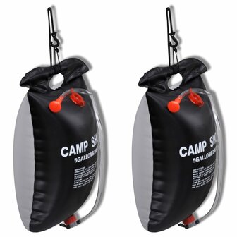 Campingdouches 2 st solar 20 L