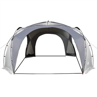 Partytent waterdicht wit en grijs
