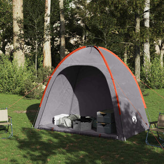 Opbergtent waterdicht grijs en oranje