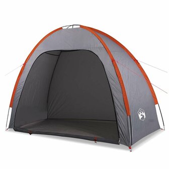 Opbergtent waterdicht grijs en oranje