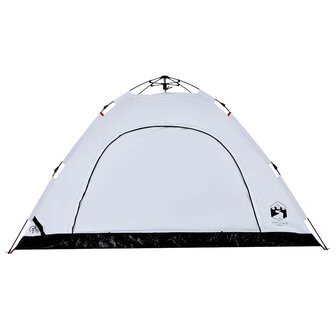Tent 5-persoons snelontgrendeling verduisterende stof wit