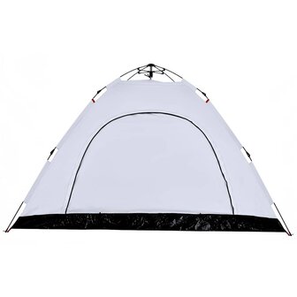 Tent 5-persoons snelontgrendeling verduisterende stof wit