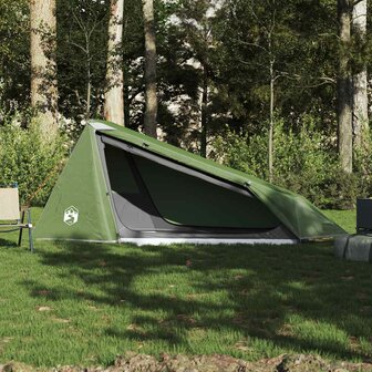 Tunneltent 1-persoons waterdicht groen