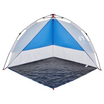 Strandtent waterdicht snelontgrendeling azuurblauw