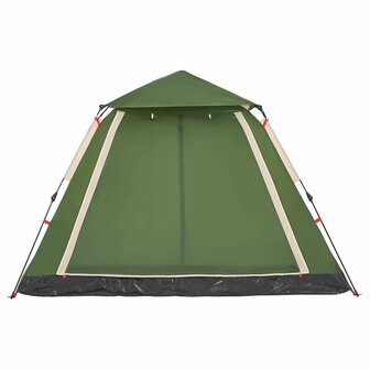 Koepeltent 5-persoons snelontgrendeling groen