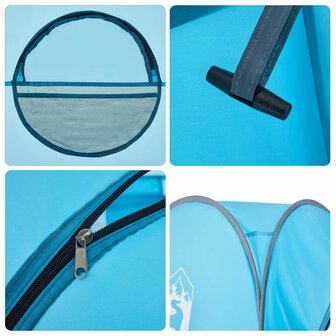 Privacytent pop-up waterdicht blauw