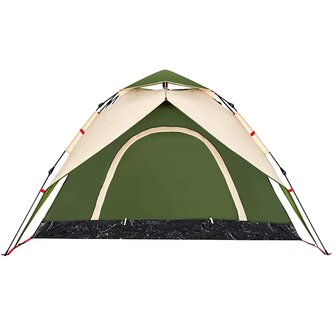 Koepeltent 5-persoons snelontgrendeling groen