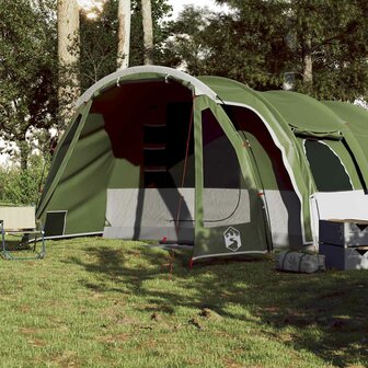 Tunneltent 8-persoons waterdicht groen