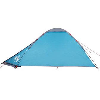 Koepeltent 4-persoons waterdicht blauw