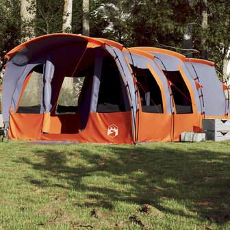 Tunneltent 8-persoons waterdicht grijs