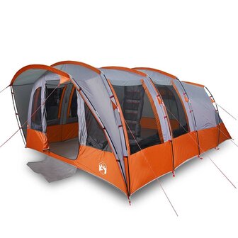 Tunneltent 8-persoons waterdicht grijs