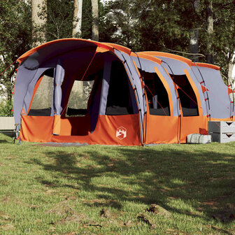 Tunneltent 8-persoons waterdicht grijs