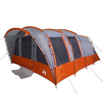 Tunneltent 8-persoons waterdicht grijs