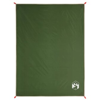 Picknickkleed met haringen 205x155 cm groen