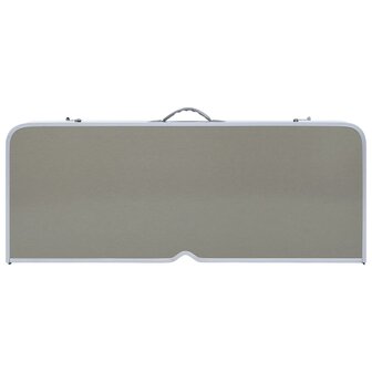 Campingtafel inklapbaar met 4 zitjes staal en aluminium