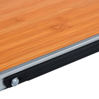 Campingtafel inklapbaar 60x40 cm aluminium bruin