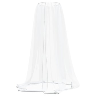 Klamboe voor paraplu 220 gaas &Phi;300x230 cm wit