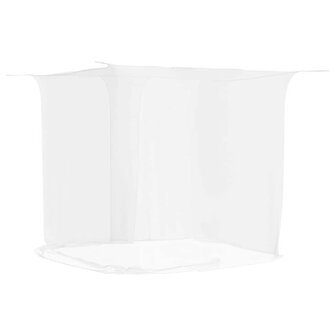 Hangende klamboe 156 gaas 220x100x150 cm wit