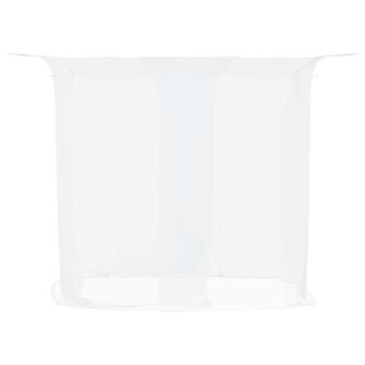 Hangende klamboe 156 gaas 220x100x150 cm wit