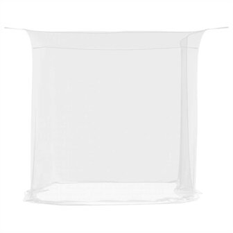 Hangende klamboe 156 gaas 220x100x150 cm wit