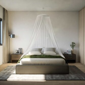 Klamboe voor bed 220 gaas 56x56x220 cm wit