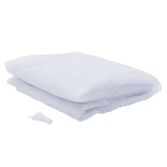 Klamboe voor bed 220 gaas 56x56x220 cm wit