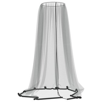 Klamboe voor paraplu 220 gaas &Phi;300x230 cm zwart