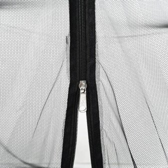 Klamboe voor paraplu 220 gaas &Phi;300x230 cm zwart