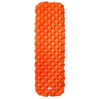 Kampeermatras opblaasbaar 190x58x6 cm 1-persoons oranje