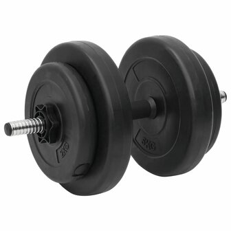 Halterset met gewichten curl 60 kg