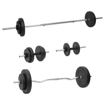 Halterset met gewichten 60 kg
