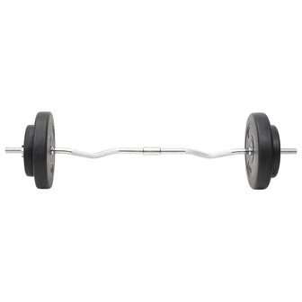 Halterset met gewichten 60 kg