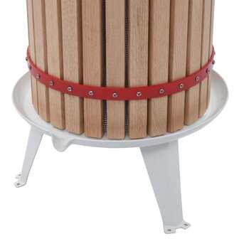 2-delige Fruit- en wijnpers met stamperset