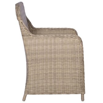 11-delige Tuinset poly rattan bruin