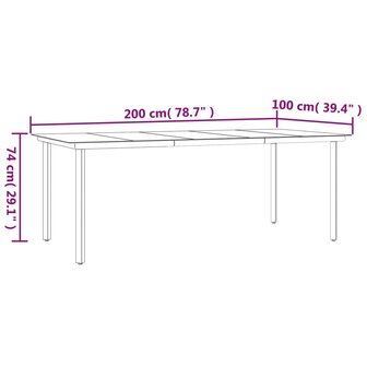 9-delige Tuinset met kussens poly rattan beige
