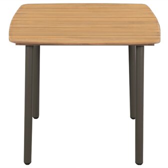 3-delige Tuinset poly rattan bruin
