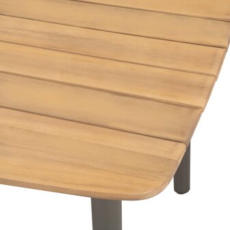 5-delige Tuinset poly rattan antracietkleurig
