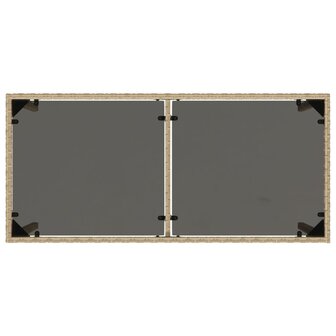 5-delige Tuinset met kussens poly rattan beige