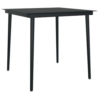 3-delige Tuinset met kussens poly rattan glas bruin