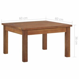 4-delige Loungeset met kussens poly rattan zwart