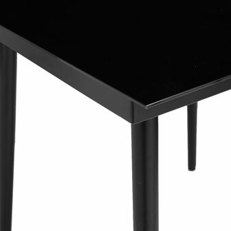 3-delige Tuinset met kussens poly rattan lichtgrijs
