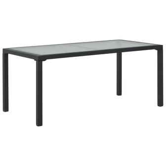 Loungeset met kussens 3-delig poly rattan grijs