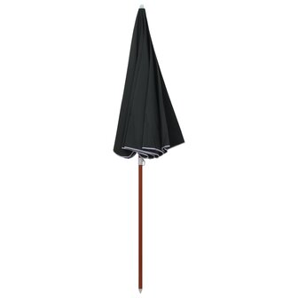 Parasol met stalen paal 240 cm antracietkleurig