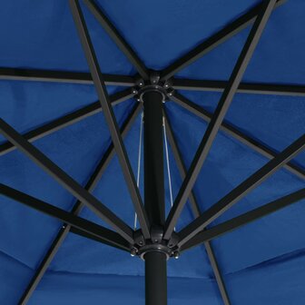 Parasol met aluminium paal 500 cm azuurblauw