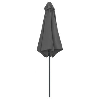 Parasol met aluminium paal 270x246 cm antracietkleurig