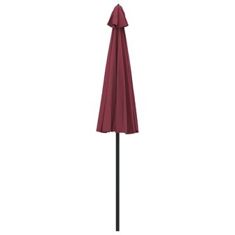 Parasol met aluminium paal 270 cm bordeauxrood