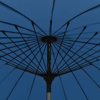 Parasol met aluminium paal 270 cm azuurblauw